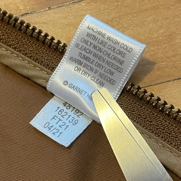 GARNET HILL Longline Modern Trench Coat Jacket  2 Way Zip Water Resistant Hood - Picture 6 of 16